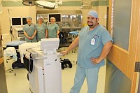 Dr. Francisco Garcia and his medical team.